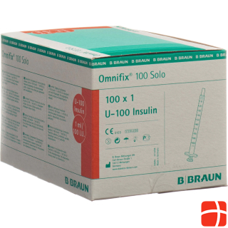 B.Braun 100 Insulin 1 ml solo L