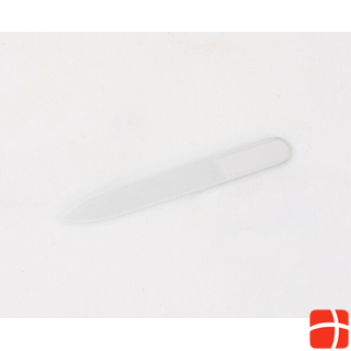 Стеклянная пилочка для ногтей FINigrana 90мм прозрачная.