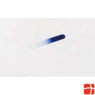 Стеклянная пилочка для ногтей FINigrana 90мм синяя