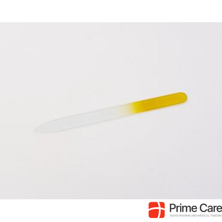 FINigrana Glass nail file 140mm yellow