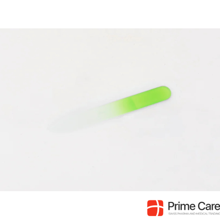 FINigrana Glass nail file 90mm green