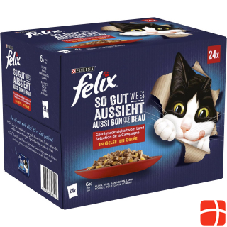Felix Wet food AGAIL meat selection, 24 x 85 g