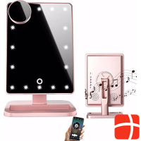 Luxacury LED Bluetooth makeup mirror