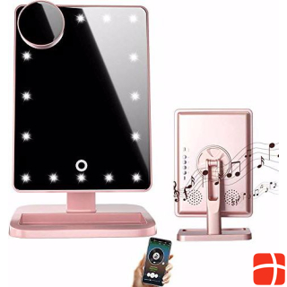 Luxacury LED Bluetooth makeup mirror