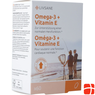 Livsane Omega-3 + Vitamin E CH Version Caps
