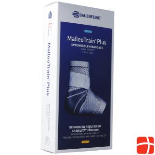 MalleoTrain Plus active bandage right titanium
