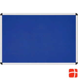 Betzold Textiltafel blau, mit Alurahmen