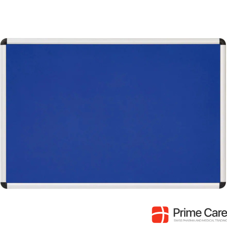 Betzold Textile board blue, with aluminum frame