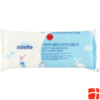 Milette Disposable Washcloth Sensitive