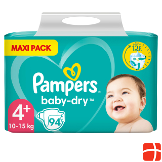 Pampers Baby-Dry размер 4+, 94 подгузника