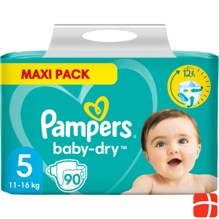 Pampers Baby-Dry размер 5, 90 подгузников