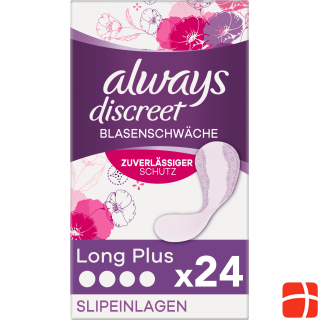 Always Discreet incontinence panty liners Long Plus piece 24