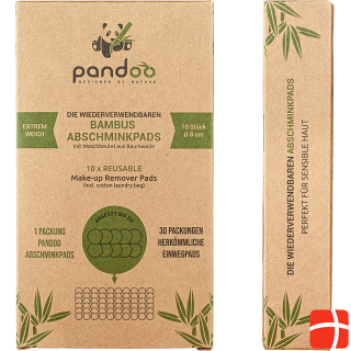 Pandoo Makeup remover pad bamboo 10s