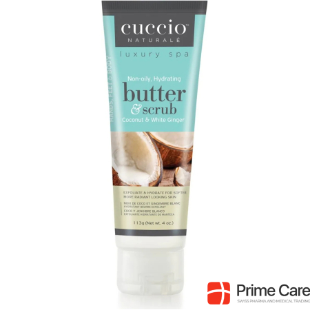 Cuccio Naturale Butter & Scrub Coconut & White Ginger