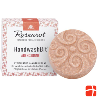 Rosenrot HandwashBit Abendsonne