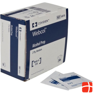 Webcol Alcohol swabs 3.3x3.1cm sterile (200 pcs)