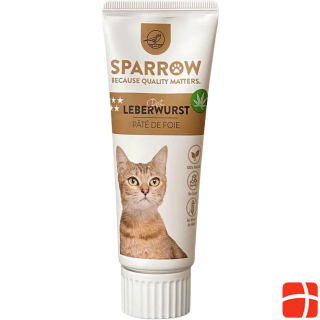 Sparrow Pet liver sausage with CBD for cats