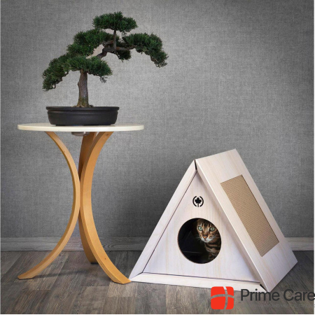 CanadianCat Cat house Triangle, Light gray
