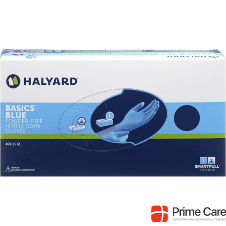 Halyard Nitrile Basic Disposable Gloves Pluck Box Size M