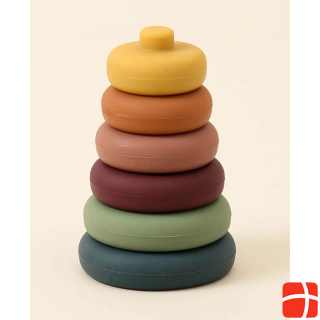 Esmée Colorful silicone stacking tower