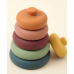 Esmée Colorful silicone stacking tower