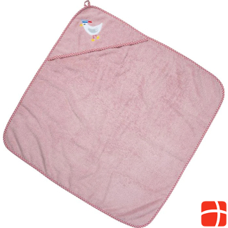 Hansekind Hooded towel old pink M?wee