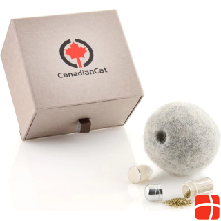 CanadianCat Cat toy felt ball with scent bag