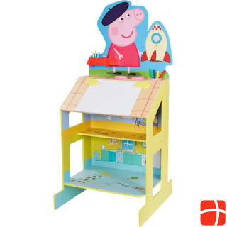 Jazwares Peppa Pig Wooden Play & Draw Easel