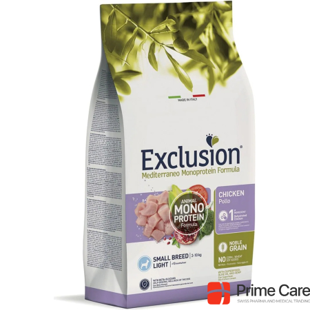 Exclusion Dog Light Small Chicken 500g