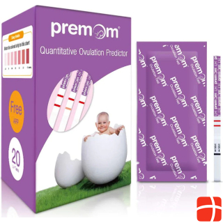 Premom Semi-Quantitative Ovulation Test Strips, Ovulation Predictor Kit with Smart Digital Ovulation
