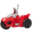 Power Rangers Dino Fury Rip N Go T-Rex Battle Bike and Red Ranger, 15 cm tall vehicle with ac...
