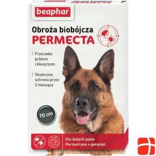 Beaphar PERMECTA ошейник от блох и клещей для собак