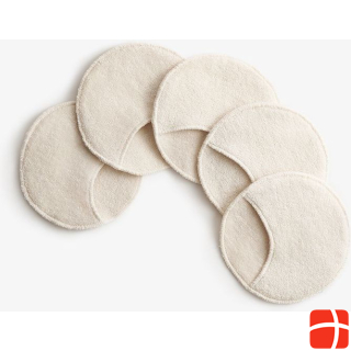 ImseVimse Imse Vimse Washable Makeup Removal Pads With Bag Natural - 5 pcs