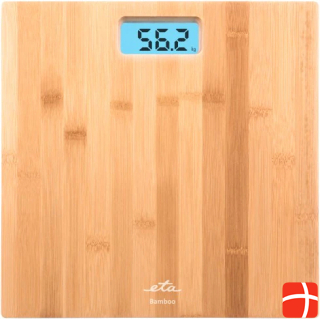ETA 978090000 Personal Scale Square Bamboo Electronic Personal Scale