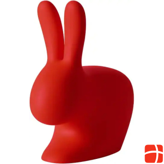 Qeeboo Kids Chair Rabbit Red
