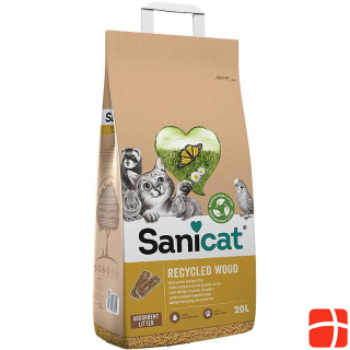 Наполнитель для кошачьего туалета Sanicat Sani&Green Cellulose 20л