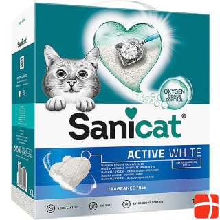 Наполнитель для кошачьего туалета Sanicat Active White Ultra, нейтральный, 10л