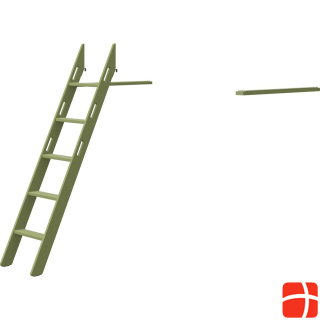 Flexa Sloping ladder for loft bed Popsicle Kiwi