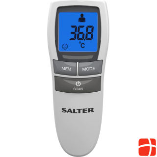 Salter TE-250-EU Digitales Fieberthermometer Fernabtastthermometer Grau, Weiß Universal Tasten