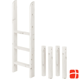 Flexa Straight ladder and posts for half-height bed Classic