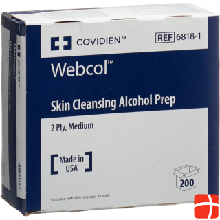 Webcol Alcohol swab sterile