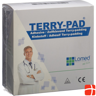 Lomed Terry pad white self adhesive