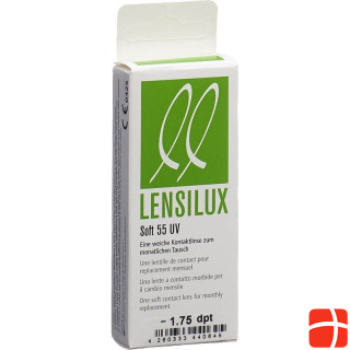 Lensilux SOFT 55 UV месячная линза -1.75 soft (1 шт.)