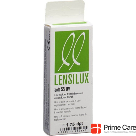 Lensilux SOFT 55 UV monthly lens -1.75 soft (1 pcs)