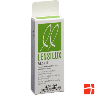 Lensilux SOFT 55 UV monthly lens -2.00 soft (1 pcs)