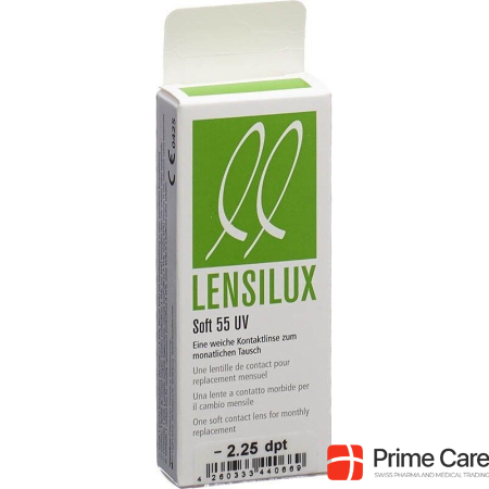 Lensilux SOFT 55 UV месячная линза -2.25 soft (1 шт.)