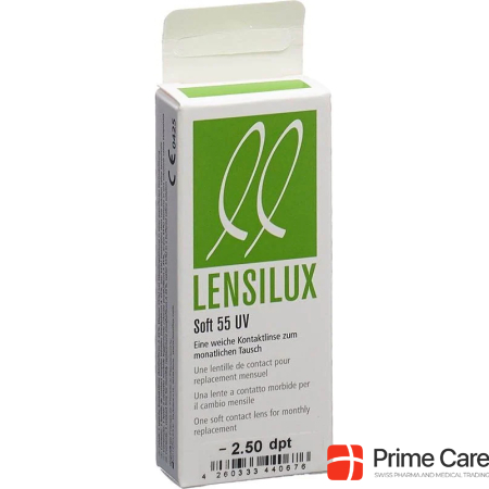 Lensilux SOFT 55 UV monthly lens -2.50 soft (1 pcs)
