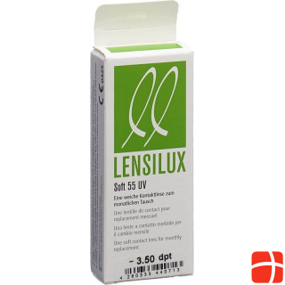 Lensilux SOFT 55 UV monthly lens -3.50 soft (1pc)