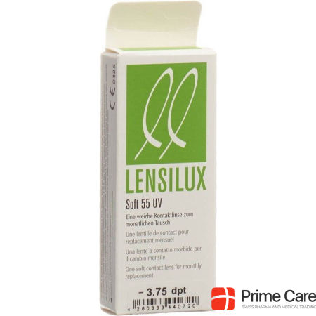 Lensilux SOFT 55 UV месячная линза -3.75 soft (1 шт.)