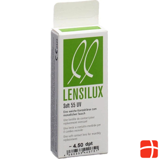 Lensilux SOFT 55 UV monthly lens -4.50 soft (1pc)